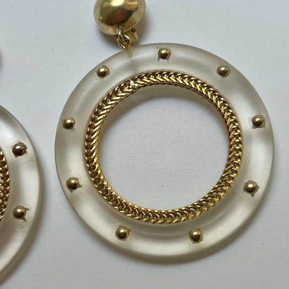 Sharra Pagano Hoop Earrings - RARE - Picture 3 of 8